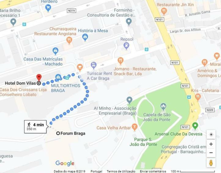 Hotel Dom Vilas Braga Eksteriør billede